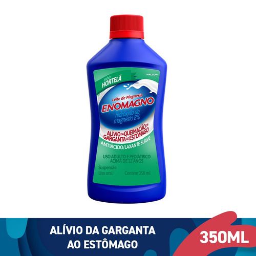 ENOMAGNO Leite de Magnésia Hortelã  350ml