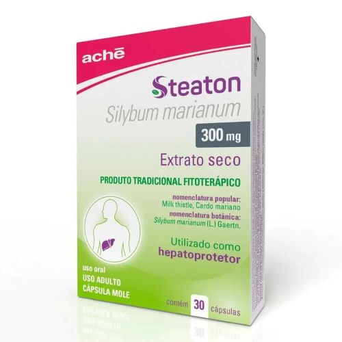 Steaton Silimarina 300mg Hepatoprotetor-30cápsulas