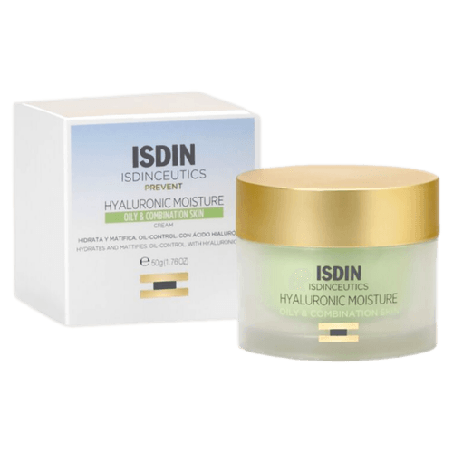 Creme Hidratante Facial  Isdin Isdinceutics Hyaluronic Moisture Oily & Conbination Skin - 50g