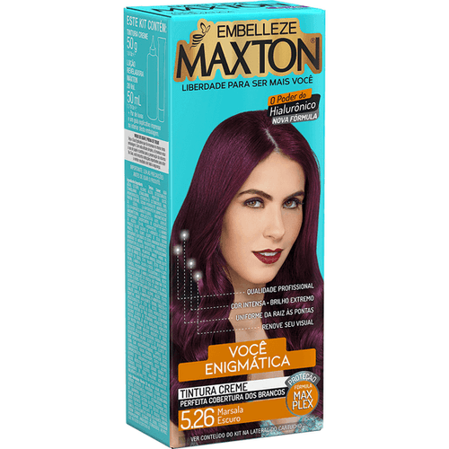 Embelleze Tinta De Cabelo Maxton  Marsala Escuro 5.26
