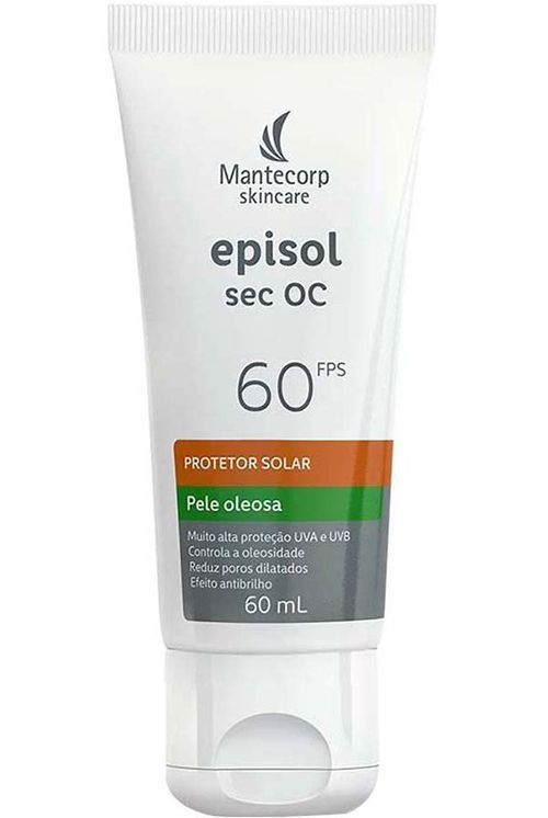 Protetor Solar Facial  Episol Médio Escuro FPS60-60ml