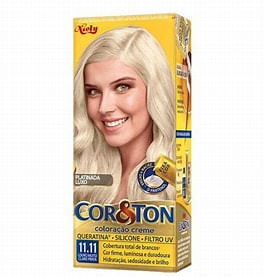 Tintura Niely Cor&Ton Louro Muito Claro Prata - 180g