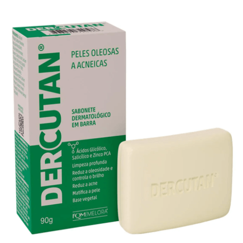 Sabonete Dermatológico Dercutan 90g Barra