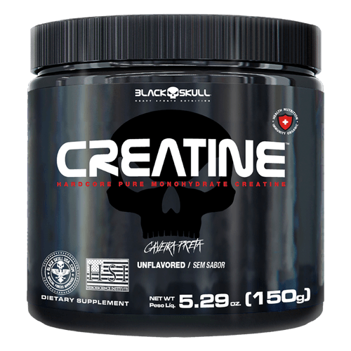 Suplemento Alimentar Creatina em Pó sem Sabor Black Skull Creatine - 150g