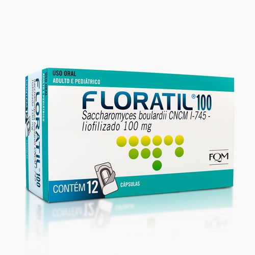 FLORATIL 100MG 12CPS