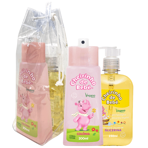 Kit Cheirinho de Bebê Sabonete 250ml + Colônia 200ml