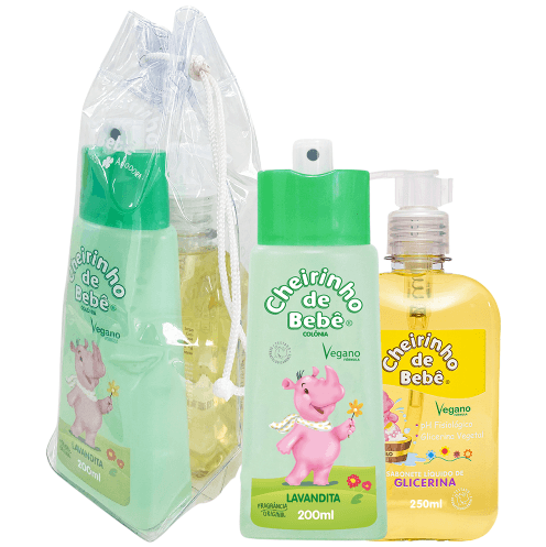 Kit Cheirinho De Bebê Lavandita Sabonete 250ml +Colônia 200ml