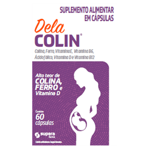 Suplemento Alimentar Dela Colin para Gestantes - 60 Cápsulas