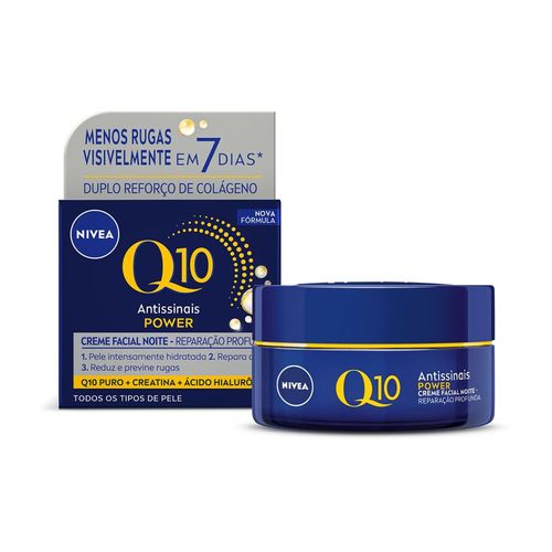 Nivea Creme Facial Antissinais Q10 Power Noite - 49g