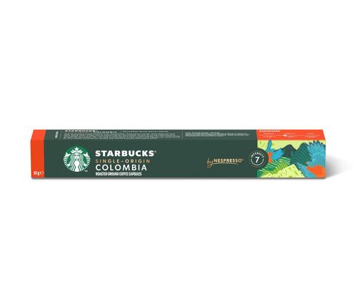 Café em Cápsula STARBUCKS Single - Origin Colombia by NESPRESSO Torra Média 10 Cápsulas