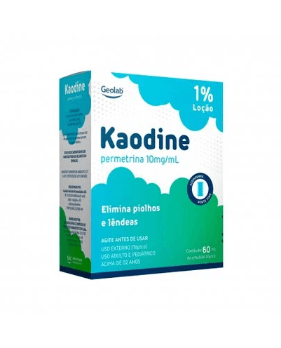 Loção Antiparasitária Permetrina Geolab 10mg/mL Líquido 60mL