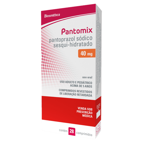 Pantoprazol Pantomix 40mg Comprimido 28 Unidades