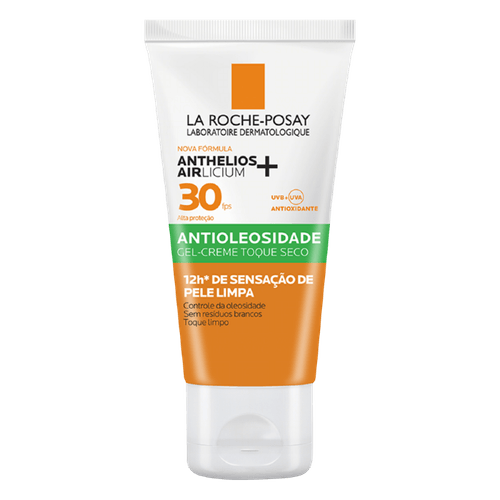 Protetor Solar Gel-Creme Antioleosidade Toque Seco FPS 30 Anthelios Airlicium - 40g