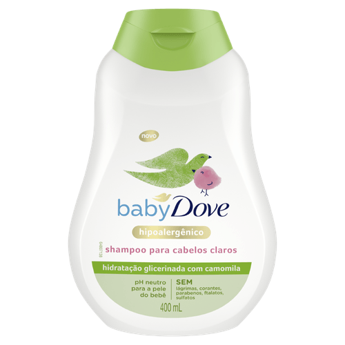 Shampoo Hidratação Glicerinada Camomila Dove Baby - 400ml