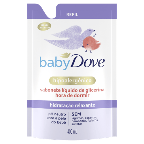 Sabonete Líquido Dove Baby Relaxante Refil - 400ml
