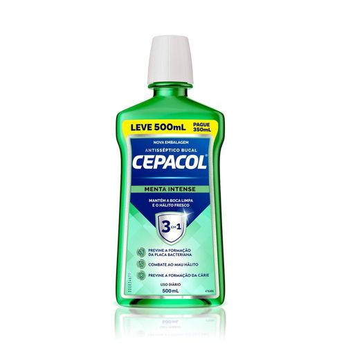 Enxaguante Bucal Cepacol Menta 500 ml Leve 500 Pague350