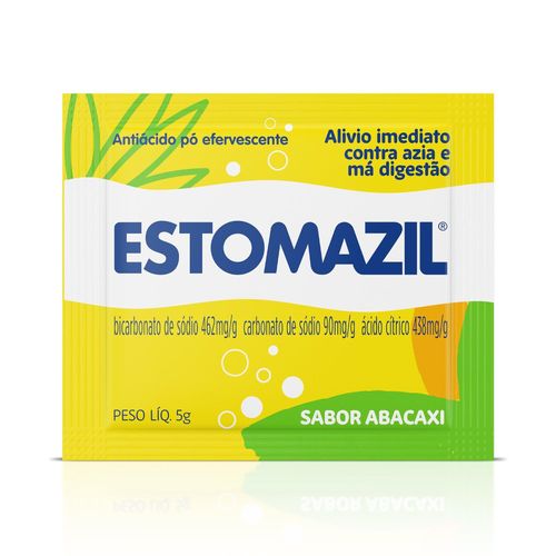 Antiácido Estomazil Pó Efervescente Abacaxi Sachet 5 g