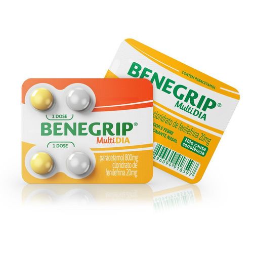 Antigripal Benegrip Multi Dia Blister 4 Comprimidos
