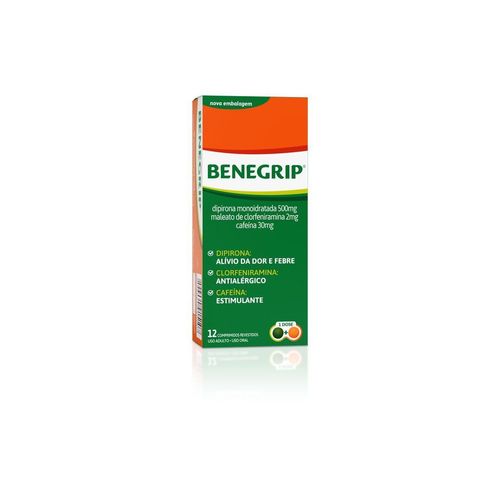 Antigripal Benegrip Caixa 12 Comprimidos