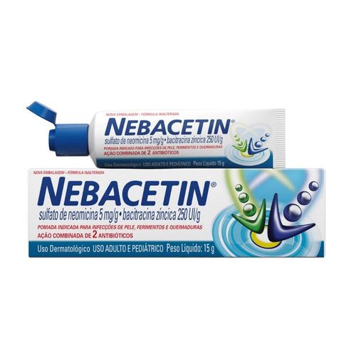 Pomada Nebacetin 15G