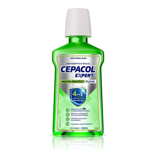 Enxaguante Bucal Cepacol Menta Protect Expert - 250ml