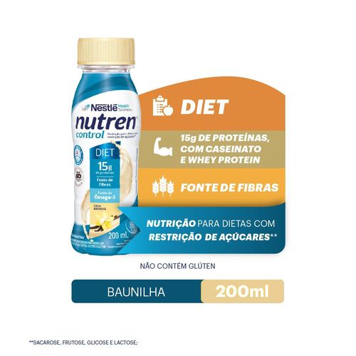 Complemento Alimentar Nutren Control Baunilha - 200ml