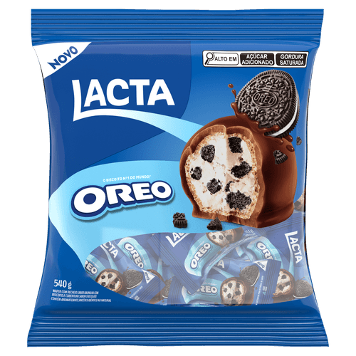 Bombom Wafer Oreo Lacta - 540g