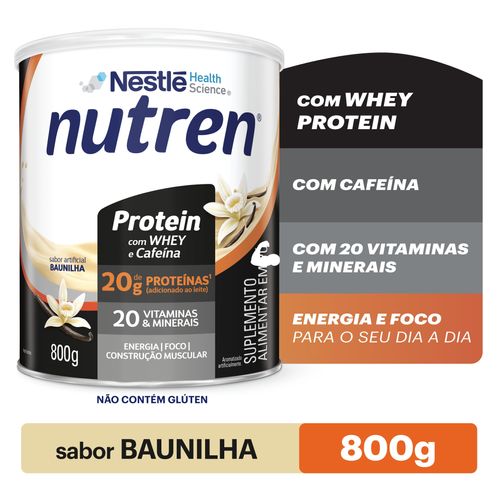 Suplemento Alimentar Nutren Protein Baunilha - 800g