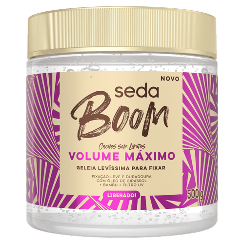 Geleia Seda Boom Volume Máximo - 500g