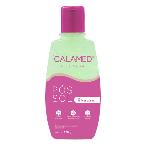 Pós-Sol Gel Refrescante Aloe Vera Calamed - 120g