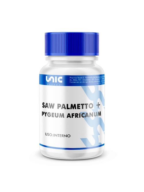 Saw Palmetto 160Mg + Pygeum Africanum - 60 Cápsulas
