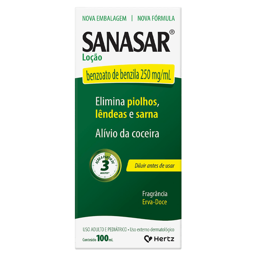 Sanasar 250mg Erva-Doce Loção -100ml