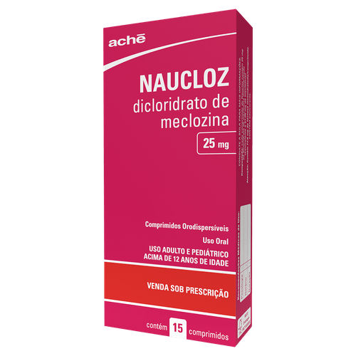Naucloz 25mg - 15 Comprimidos