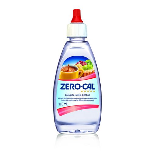 Adoçante Líquido Sacarina Zero Cal - 100ml