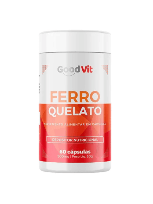 Ferro Quelato com 60 Cápsulas - Good Vit