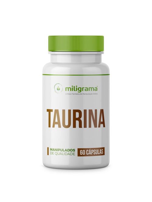 Taurina 500mg 60 Cápsulas