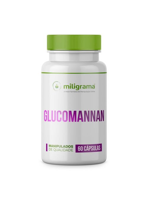 Glucomannan 500mg 60 Cápsulas