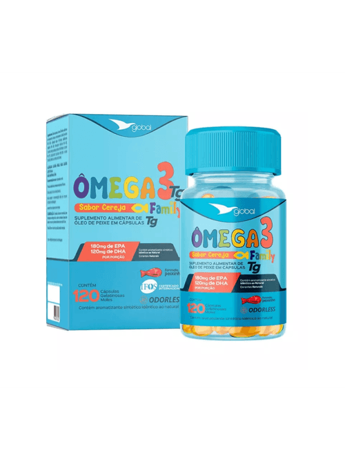 Ômega 3 Kids Global 120 cápsulas