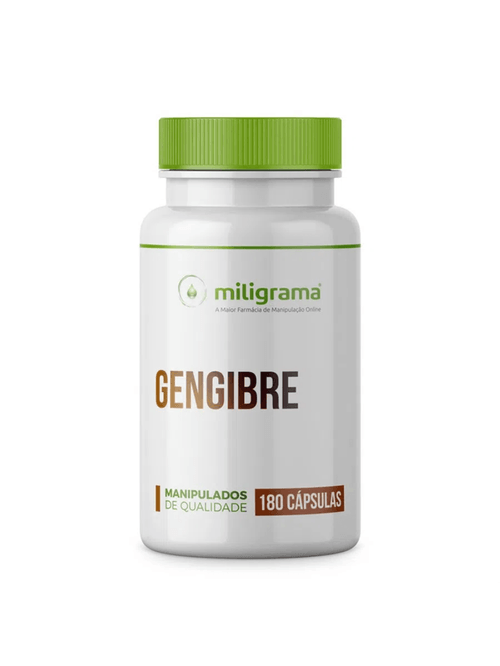 Gengibre 400mg 180 Cápsulas