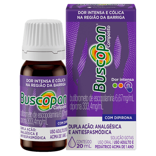 Buscopan Composto com Dipirona Solução Gotas - 20ml