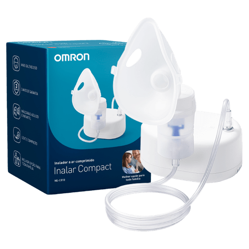 Inalador de Ar Comprimido Inalar Compact NE-C810 Omron 12V