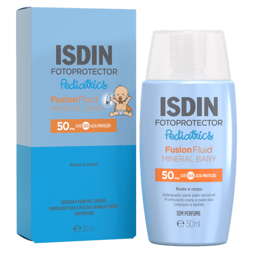 Protetor Solar Isdin Fotoprotector Pediatrics Mineral Baby - 50ml