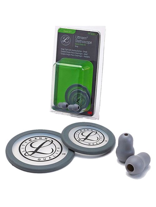 Kit Reparo Estetoscópio Littmann Classic III Cardiology IV 40017 Cinza