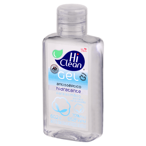 Gel Antisséptico Hiclean Extr Algodão 70Ml - Hi Clean