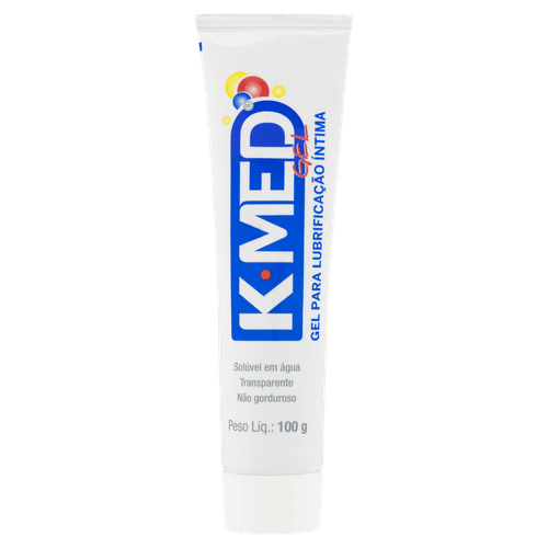 Lubrificante íntimo gel Bisnaga 100g transparente K-Med