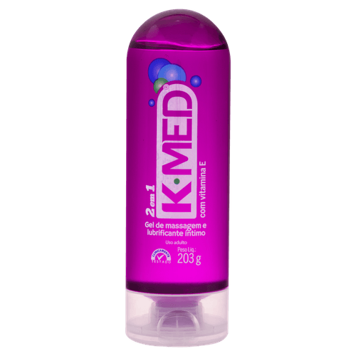 Lubrificante Íntimo e Corporal Gel K-Med Squeeze 203g