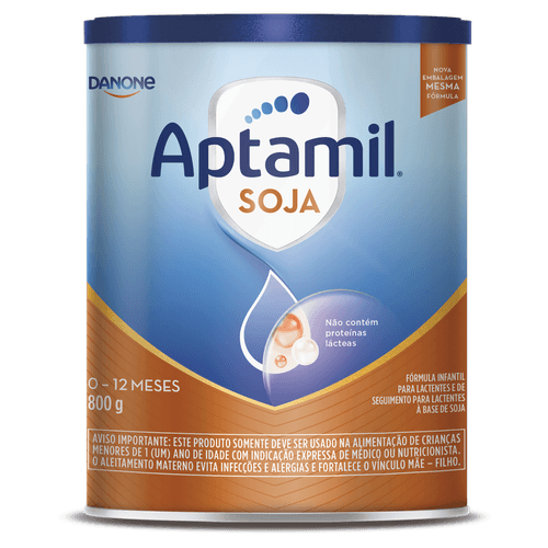 Fórmula Infantil para Lactentes Aptamil Soja Lata 800g
