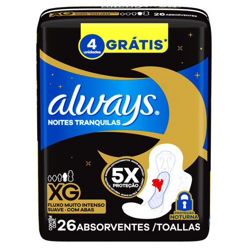 ABSORVENTE ALWAYS SV C/AB XG 26UN