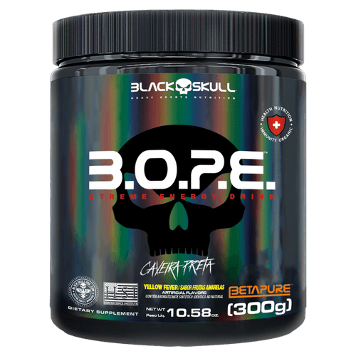 Suplemento Alimentar em Pó Frutas Amarelas Black Skull B.O.P.E. - 300g