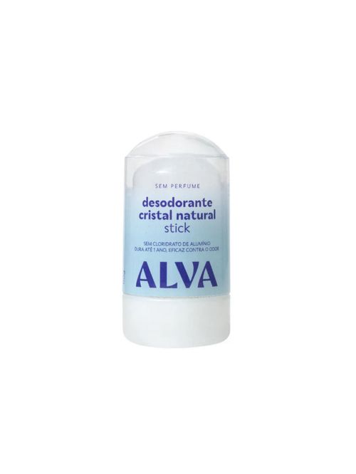 Desodorante Cristal Stick Sem Perfume Vegano Alva 60g